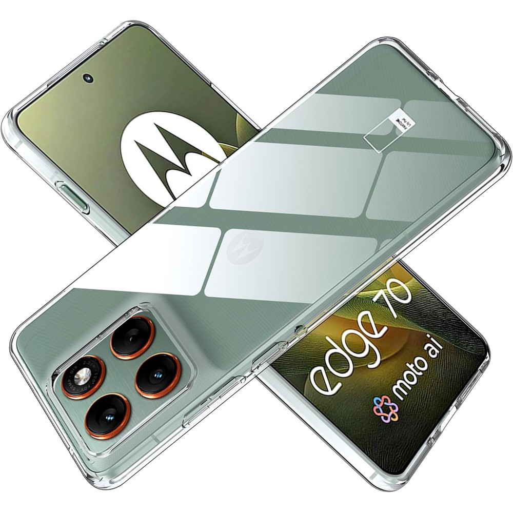  Motorola Edge 70 Skal TPU Transparent - Teknikhallen.se