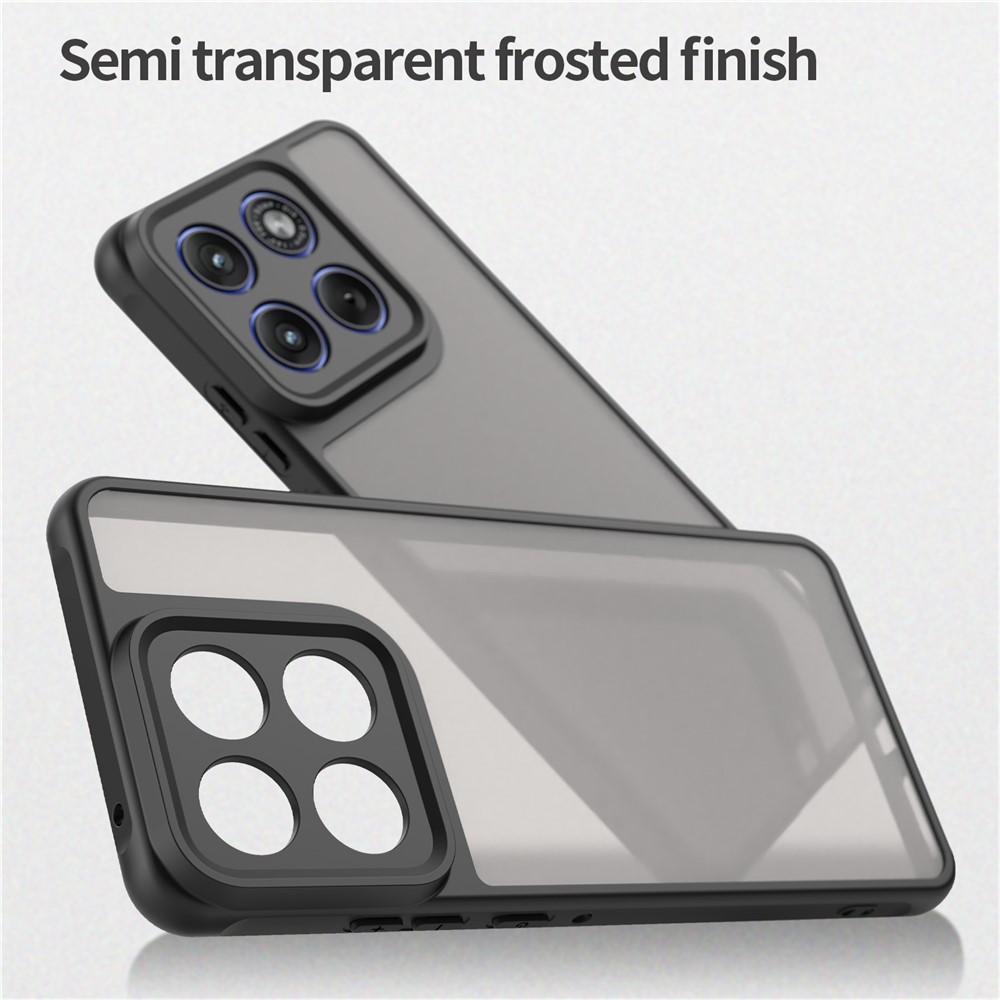  Motorola Edge 70 Skal Hybrid Svart - Teknikhallen.se