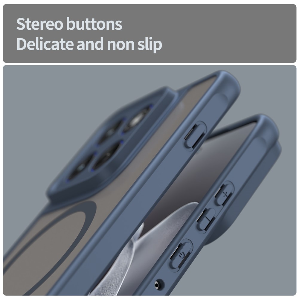  Motorola Edge 70 Skal MagSafe Hybrid Blå - Teknikhallen.se