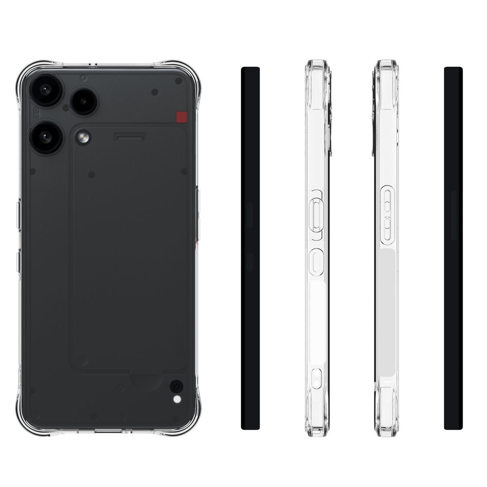  Nothing Phone 3a Lite Skal TPU Transparent - Teknikhallen.se