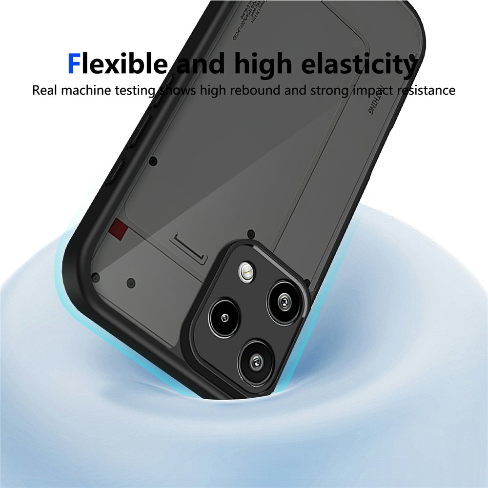  Nothing Phone 3a Lite Skal Hybrid Transparent / Svart - Teknikhallen.se