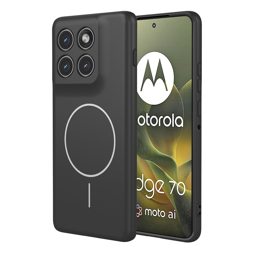  Motorola Edge 70 Skal MagSafe Soft TPU Svart - Teknikhallen.se