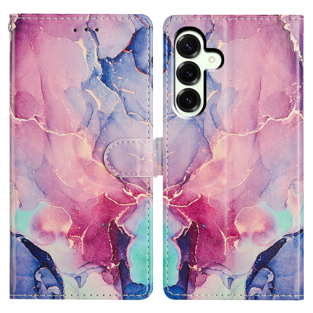  Samsung Galaxy A37 5G Fodral Med Tryck Rosa Marmor - Teknikhallen.se