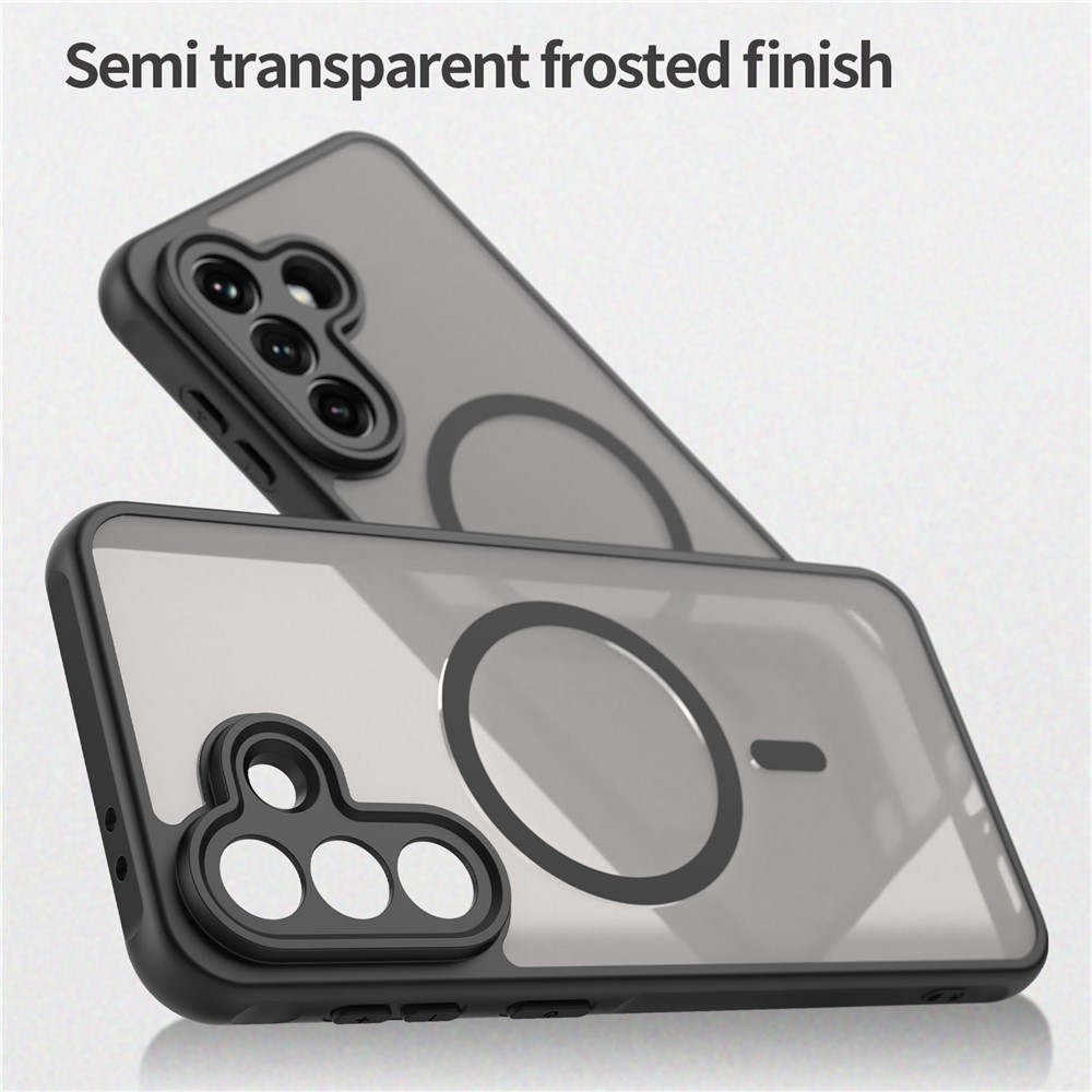  Samsung Galaxy A37 5G Skal MagSafe Hybrid Svart - Teknikhallen.se