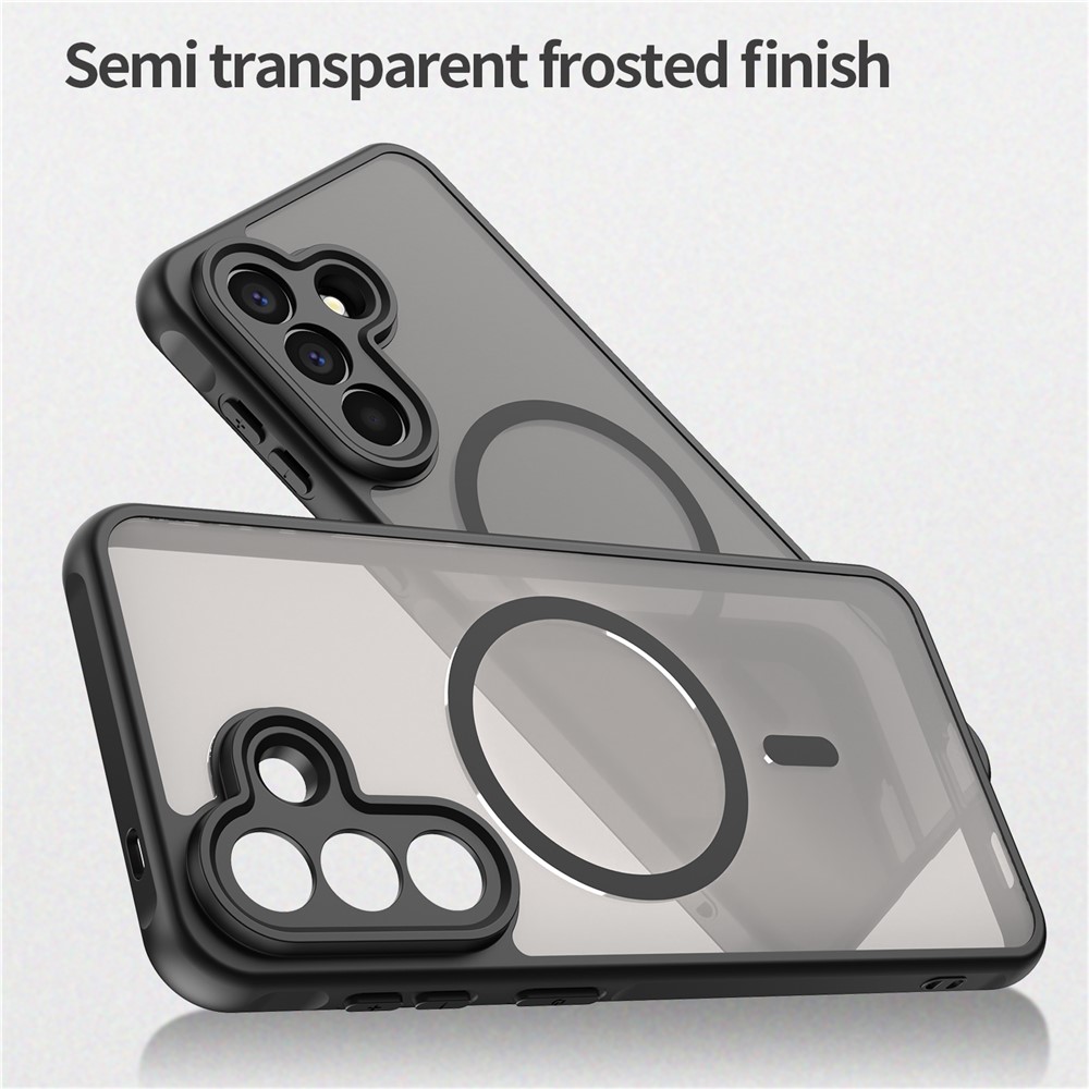  Samsung Galaxy A57 5G Skal MagSafe Hybrid Svart - Teknikhallen.se