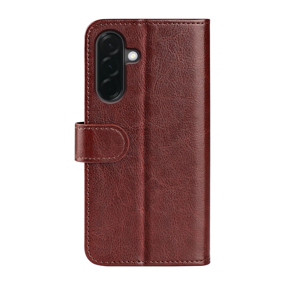  Samsung Galaxy A37 5G Fodral Crazy Horse Läder Brun - Teknikhallen.se