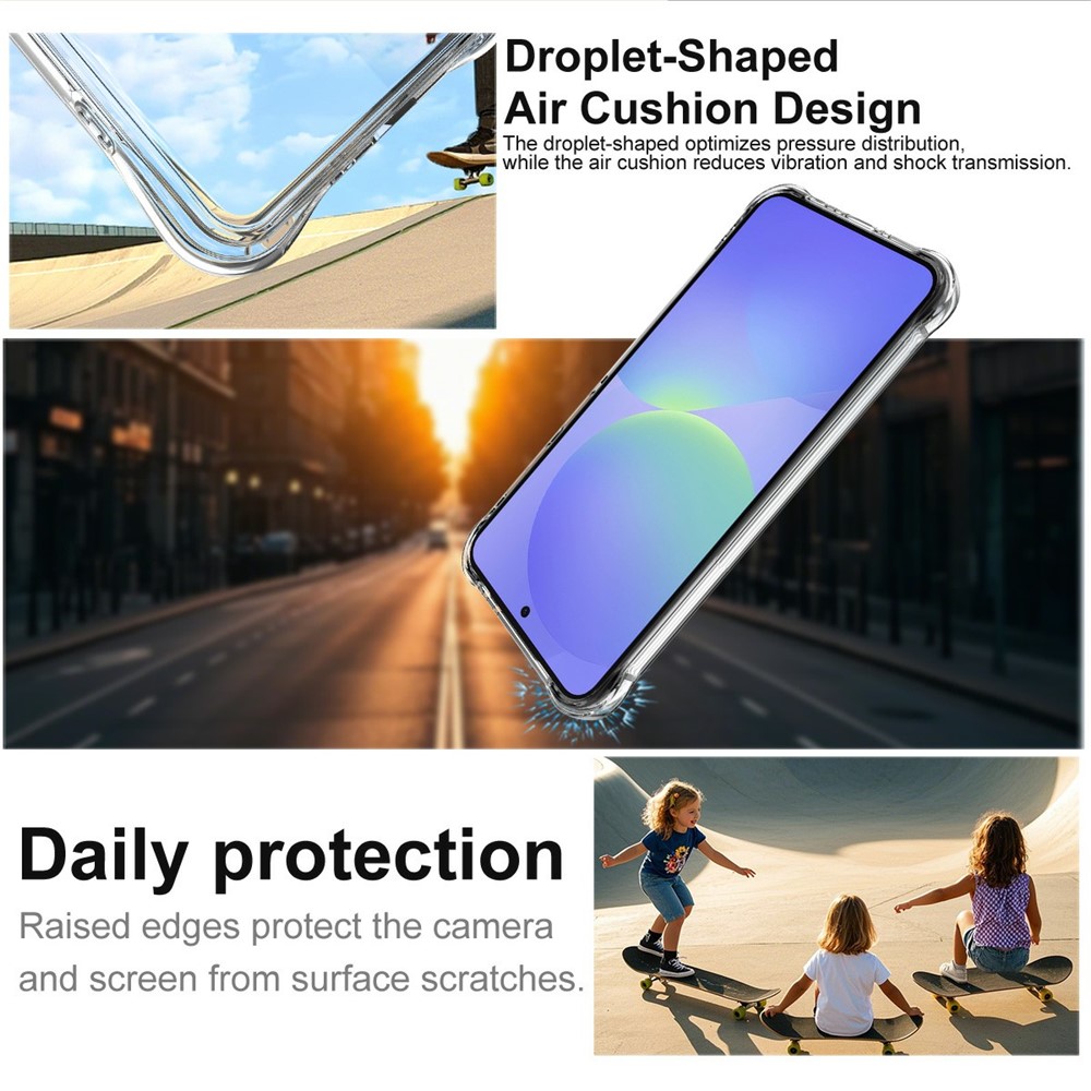IMAK IMAK Samsung Galaxy A37 5G Skal TPU AirBag Shockproof - Teknikhallen.se
