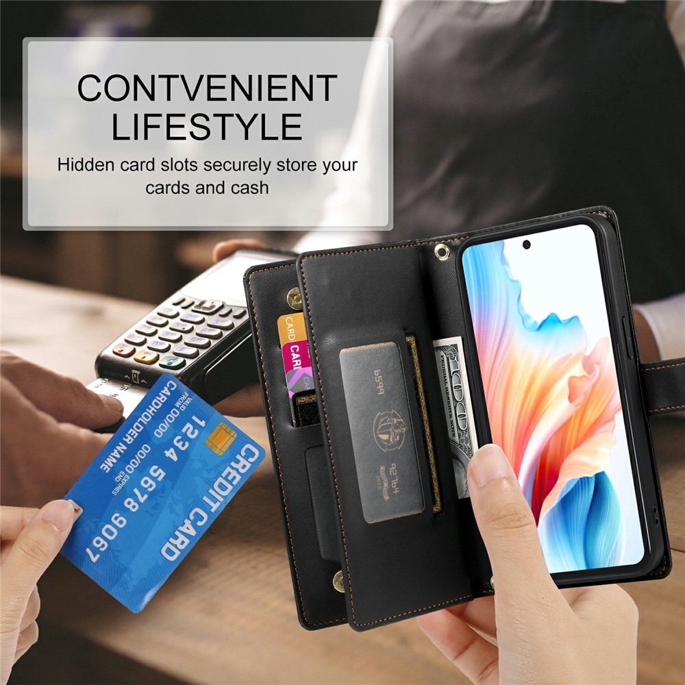  Samsung Galaxy A57 5G Fodral Multifunktionellt Svart - Teknikhallen.se