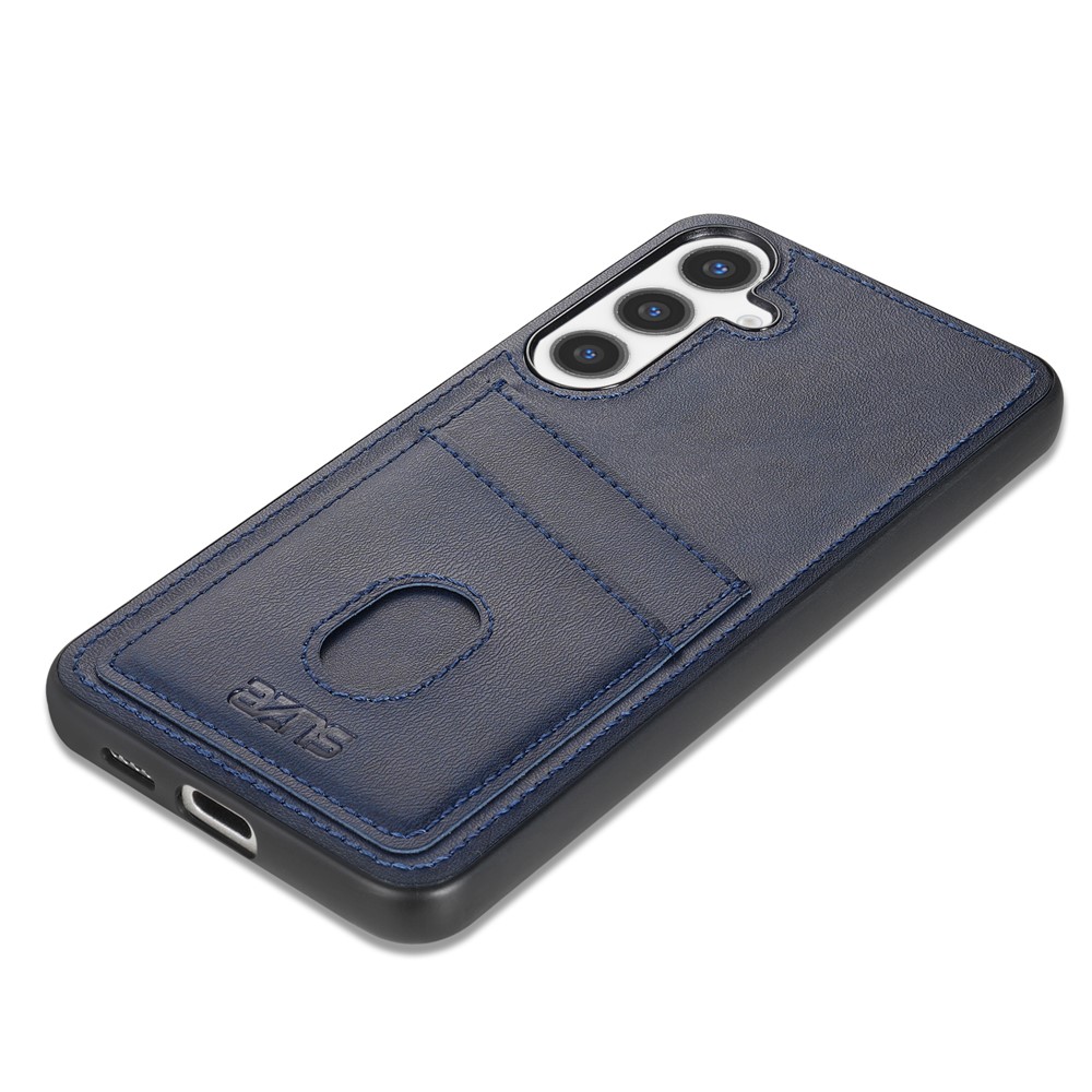 AZNS AZNS Samsung Galaxy A37 5G Skal Med Kortfack Läder Blå - Teknikhallen.se