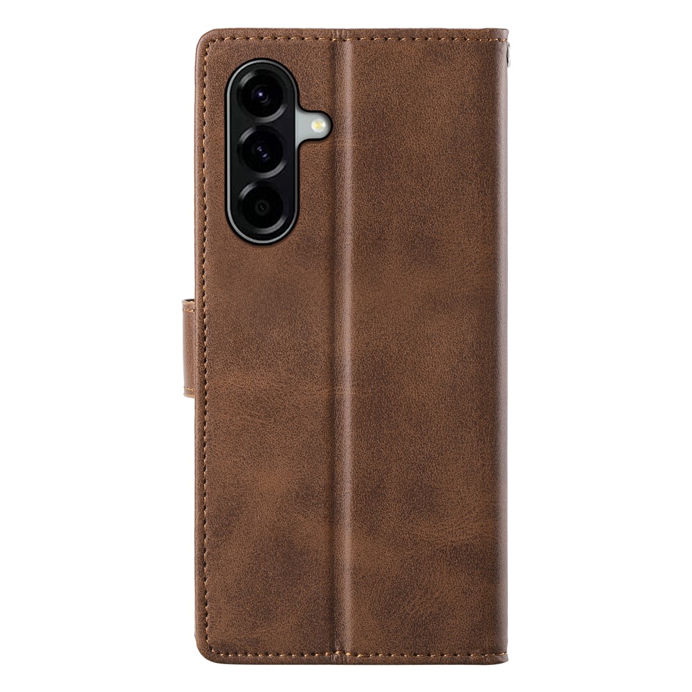  Samsung Galaxy A37 5G Fodral Läder Brun - Teknikhallen.se