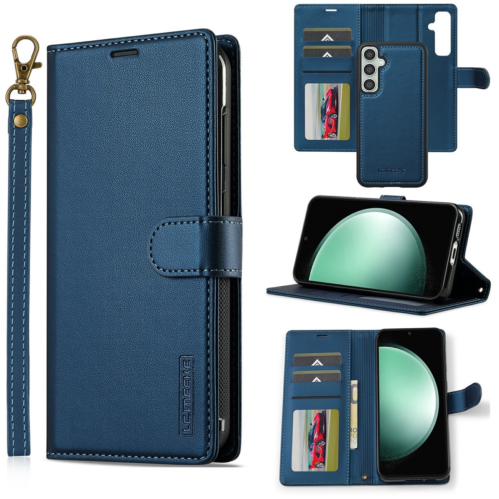 LC.IMEEKE LC.IMEEKE Samsung Galaxy A57 5G 2in1 Magnet Fodral/Skal Blå - Teknikhallen.se