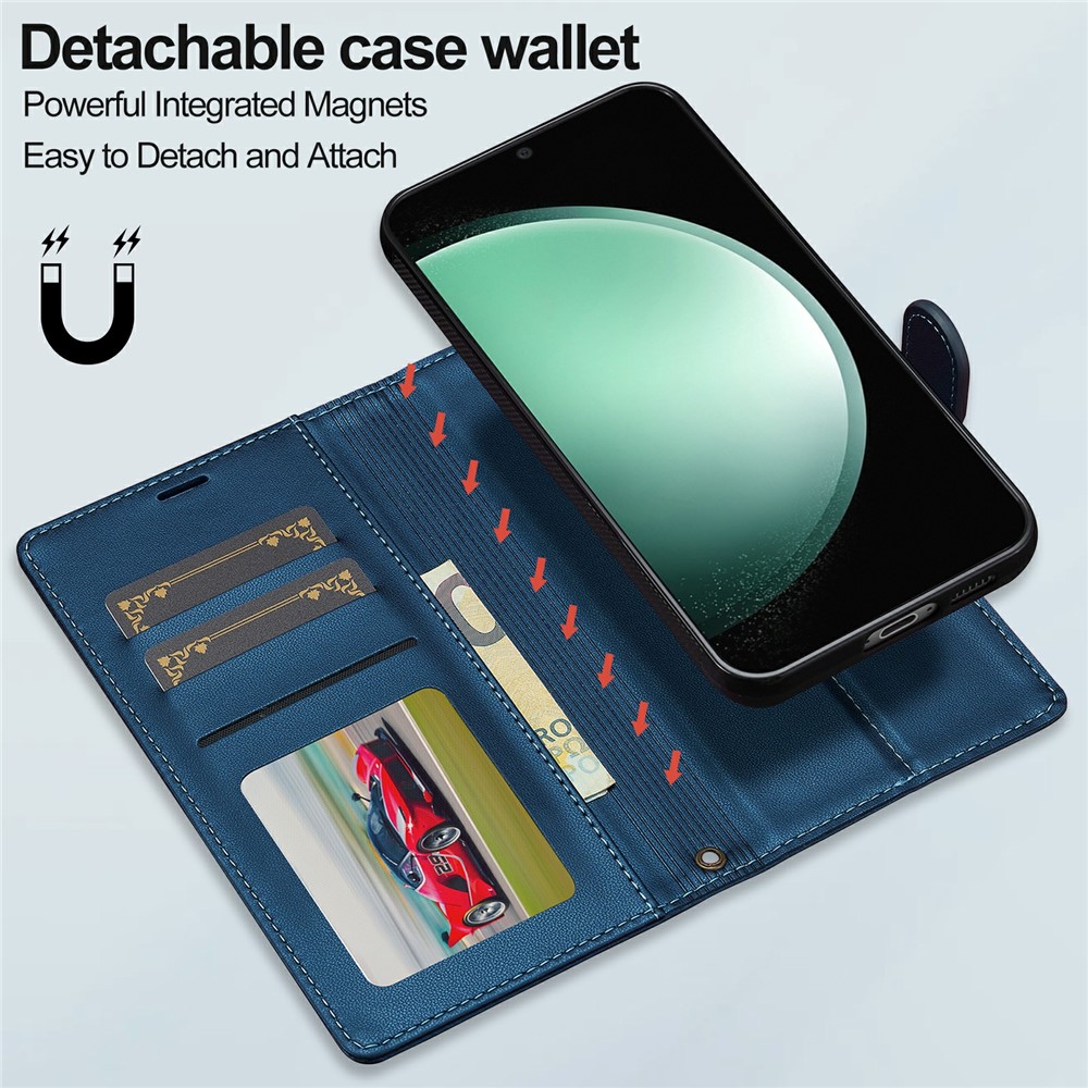 LC.IMEEKE LC.IMEEKE Samsung Galaxy A57 5G 2in1 Magnet Fodral/Skal Blå - Teknikhallen.se