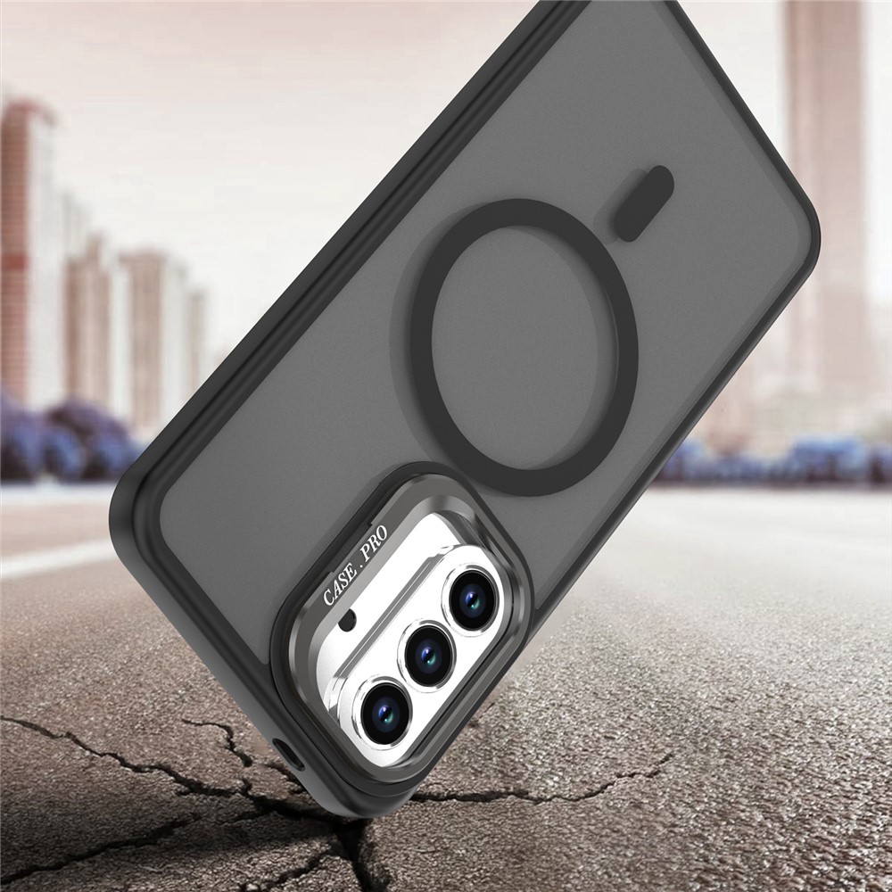  Samsung Galaxy A57 5G Skal MagSafe Kickstand Svart - Teknikhallen.se