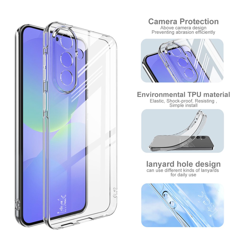 IMAK IMAK Samsung Galaxy A57 5G Skal Shockproof Transparent - Teknikhallen.se