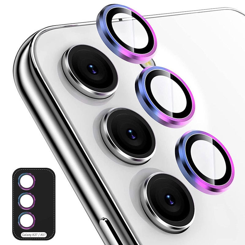ENKAY ENKAY Galaxy A57 / A37 5G Linsskydd Härdat Glas Colorful - Teknikhallen.se