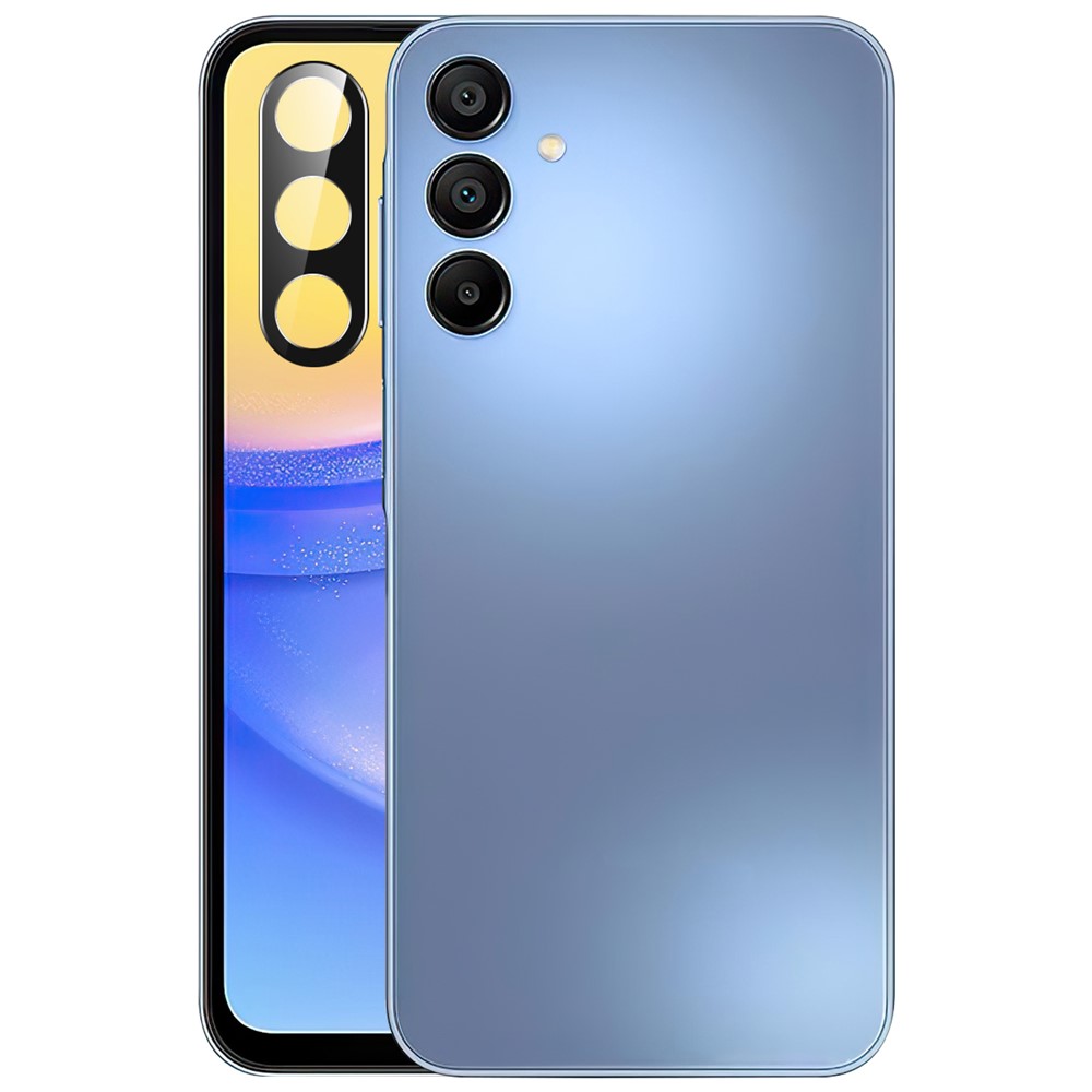  Samsung Galaxy A57 5G Linsskydd Härdat Glas Svart - Teknikhallen.se