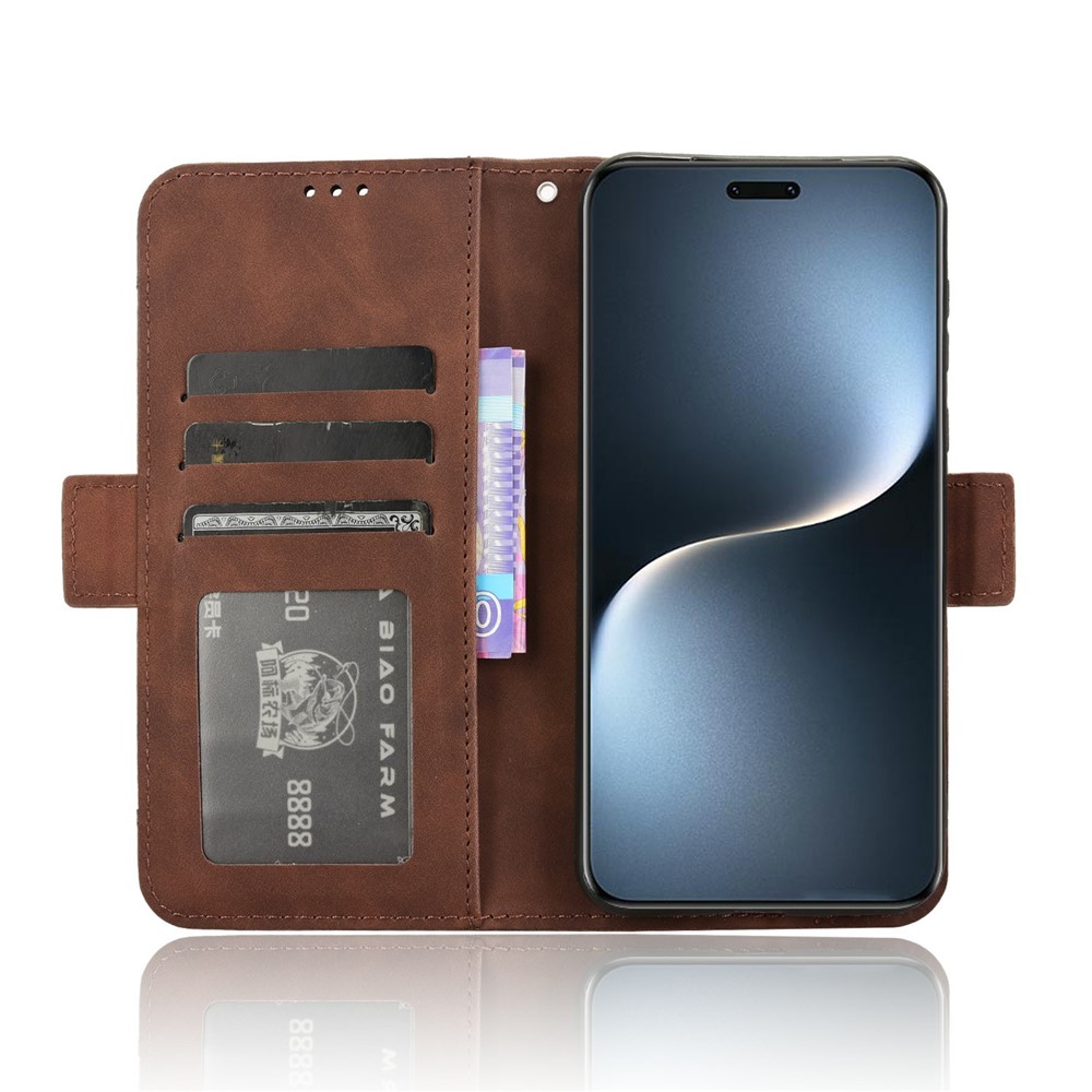  Honor Magic7 Pro Fodral Med Avtagbart Kortfodral Brun - Teknikhallen.se