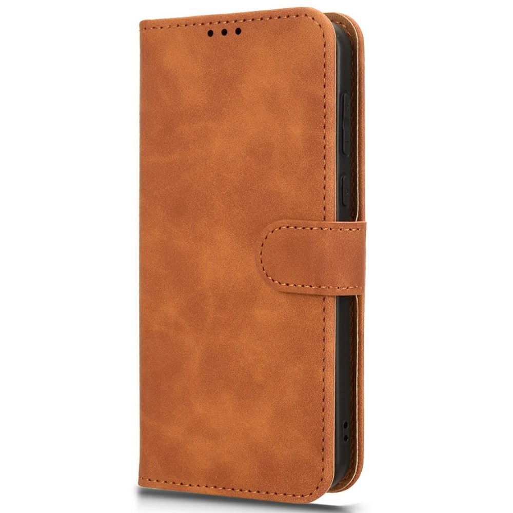  Honor Magic7 Pro Fodral Läder Skin Feel Brun - Teknikhallen.se