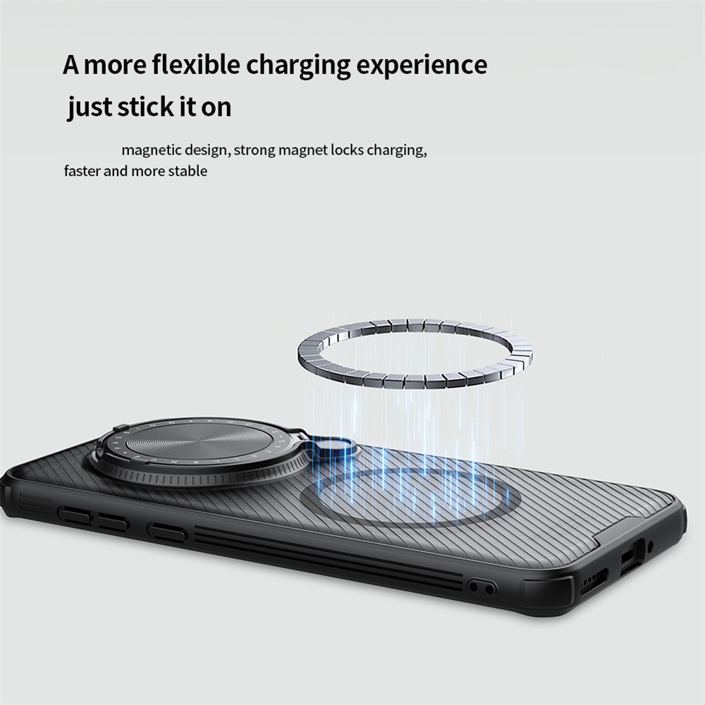 NILLKIN NILLKIN Honor Magic7 Pro Skal CamShield Prop Kickstand Svart - Teknikhallen.se