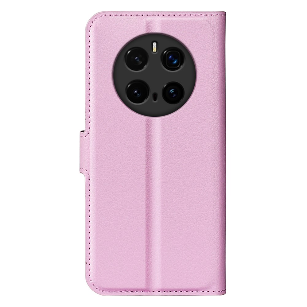  Honor Magic7 Pro Fodral Litchi Läder Ljus Rosa - Teknikhallen.se