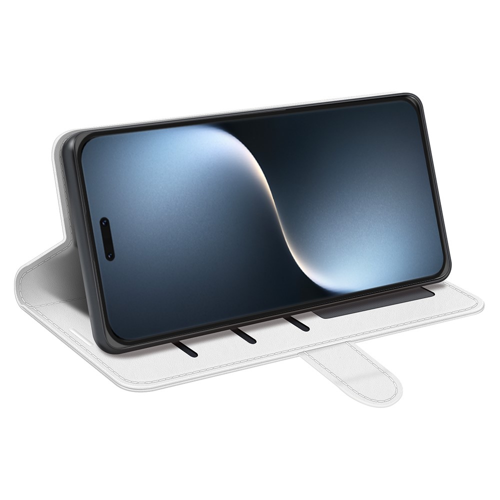  Honor Magic7 Pro Fodral Crazy Horse Läder Vit - Teknikhallen.se