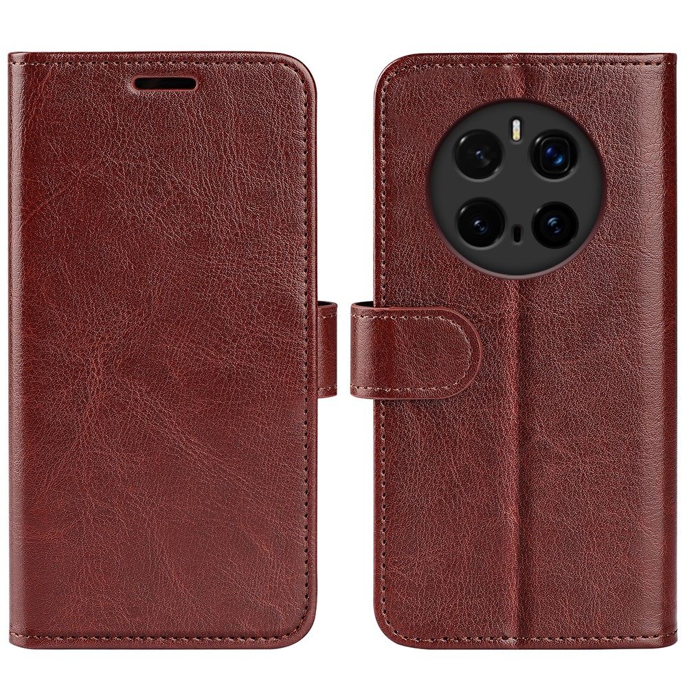  Honor Magic7 Pro Fodral Crazy Horse Läder Brun - Teknikhallen.se