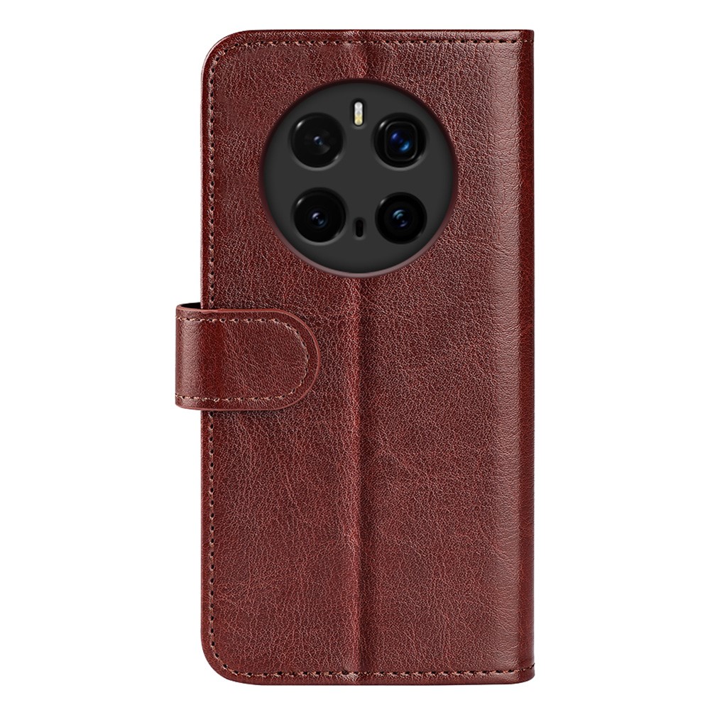  Honor Magic7 Pro Fodral Crazy Horse Läder Brun - Teknikhallen.se