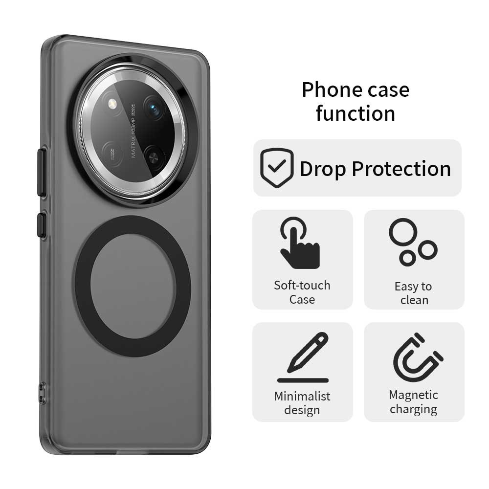  Honor Magic7 Lite Skal MagSafe Hybrid Svart - Teknikhallen.se