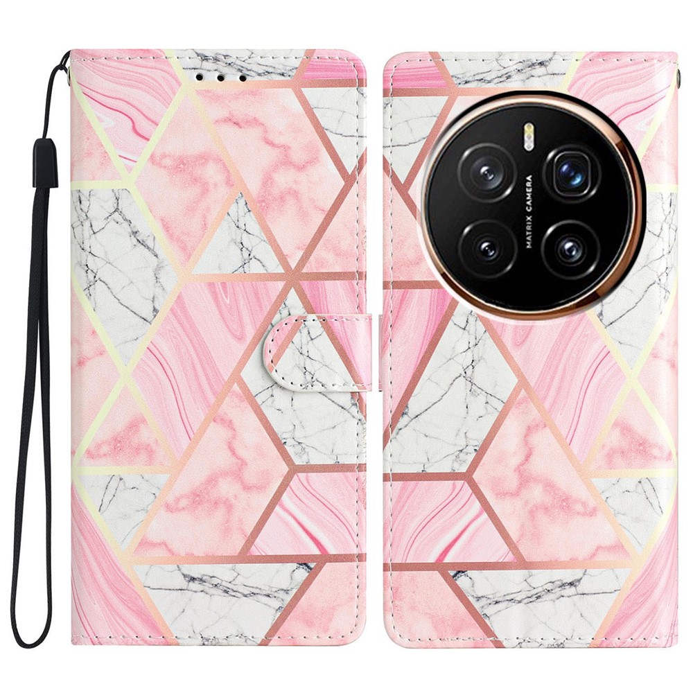  Honor Magic7 Pro Fodral Med Tryck Rosa Marmor - Teknikhallen.se