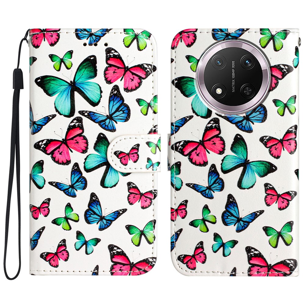  Honor Magic7 Lite Fodral Med Tryck Fjärilar - Teknikhallen.se