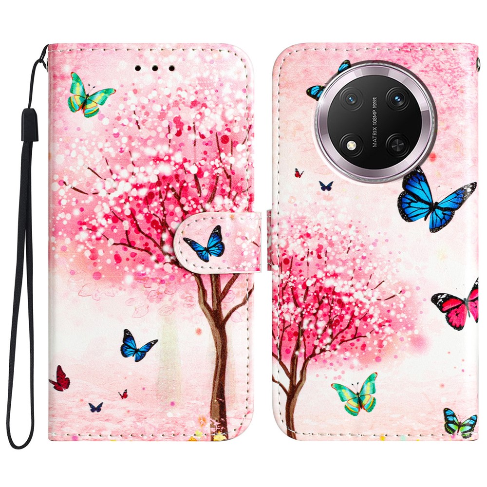  Honor Magic7 Lite Fodral Med Tryck Körsbärsträd - Teknikhallen.se