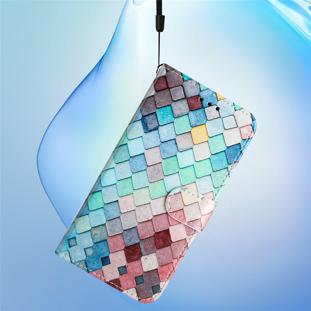  Honor Magic7 Lite Fodral Med Tryck Grid - Teknikhallen.se