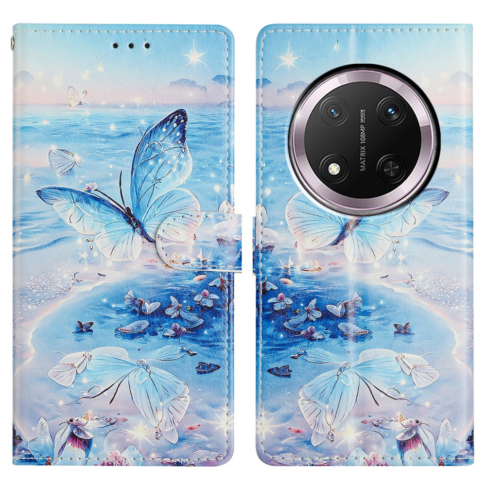  Honor Magic7 Lite Fodral Med Tryck Hav / Fjäril - Teknikhallen.se