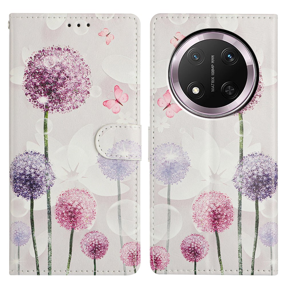  Honor Magic7 Lite Fodral Med Tryck Dandelion - Teknikhallen.se