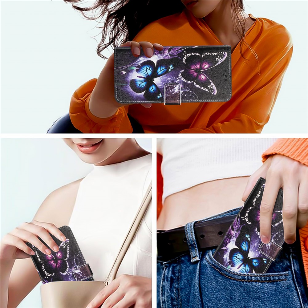  Honor Magic7 Lite Fodral Med Tryck Fjärilar - Teknikhallen.se