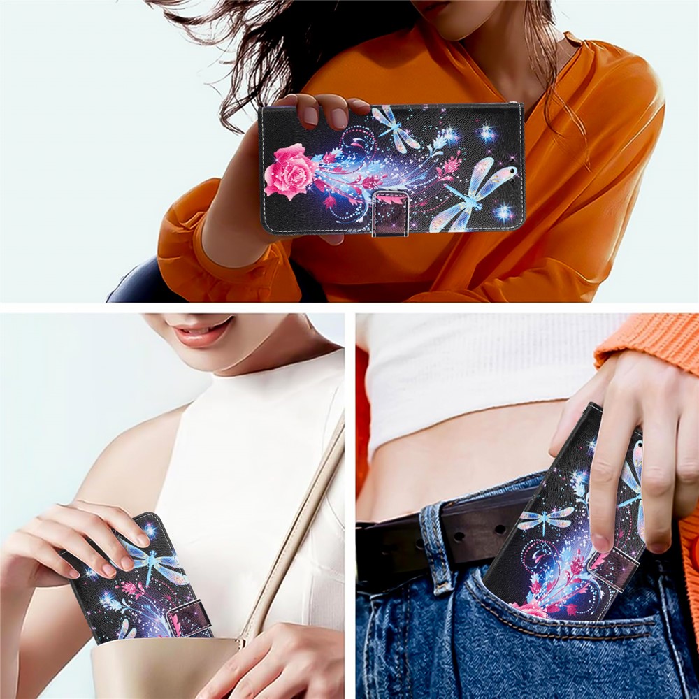  Honor Magic7 Lite Fodral Med Tryck Trollslända - Teknikhallen.se