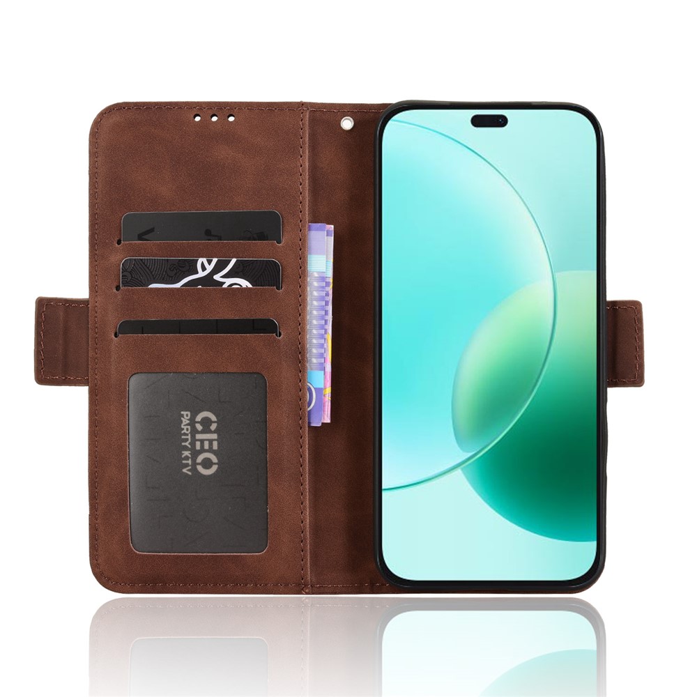  Honor 400 Lite Fodral Med Avtagbart Kortfodral Brun - Teknikhallen.se