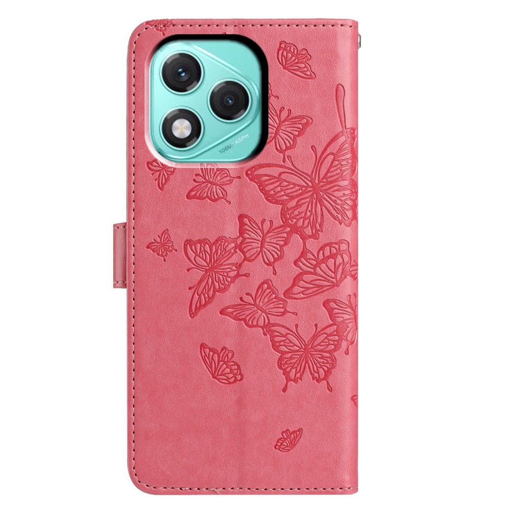  Honor 400 Lite Fodral Fjäril Tryck Rosa - Teknikhallen.se