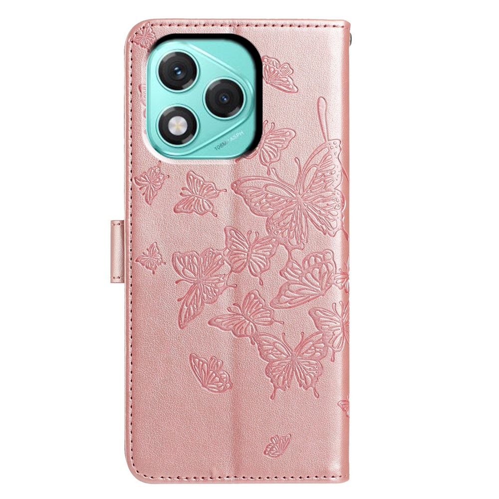  Honor 400 Lite Fodral Fjäril Tryck Roséguld - Teknikhallen.se