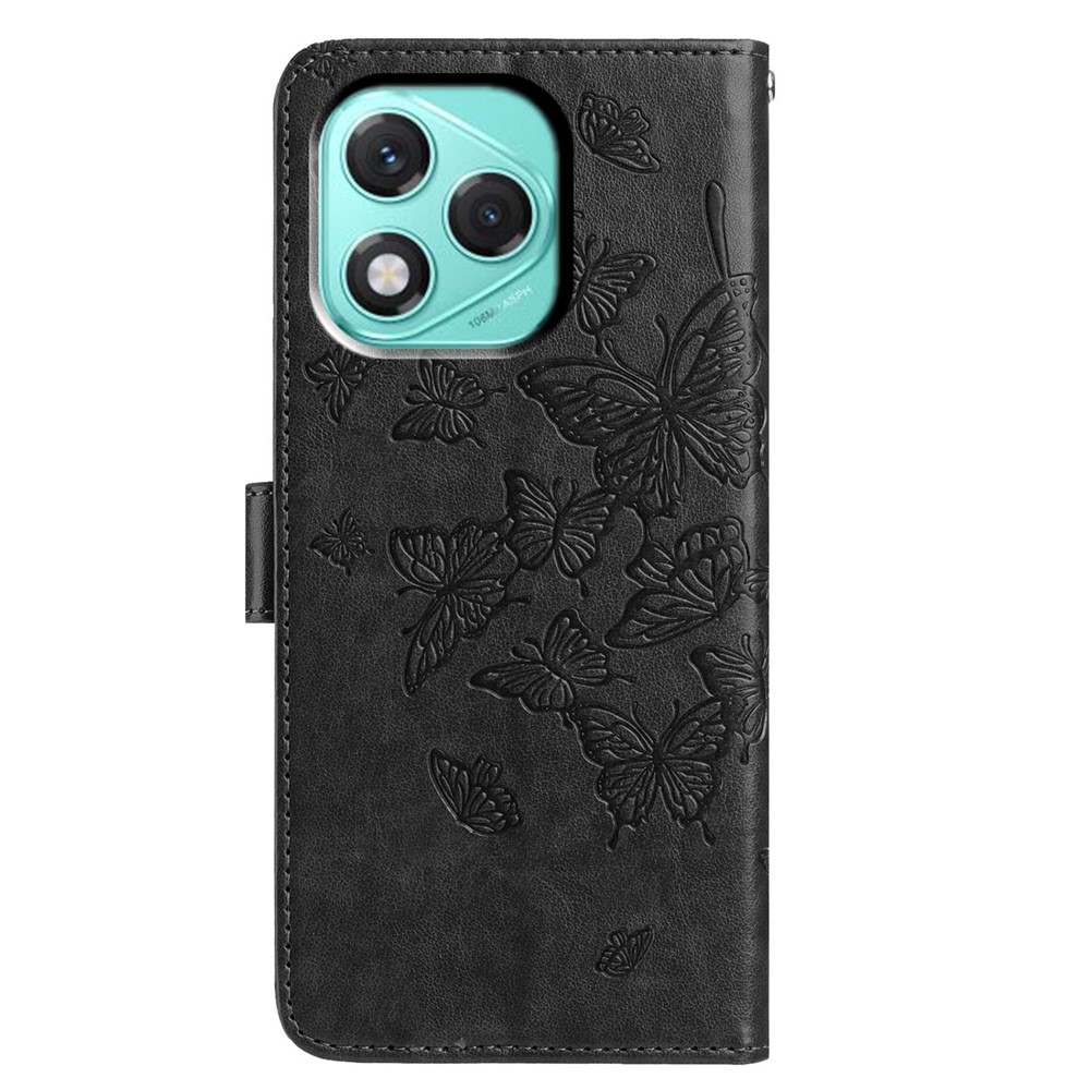  Honor 400 Lite Fodral Fjäril Tryck Svart - Teknikhallen.se