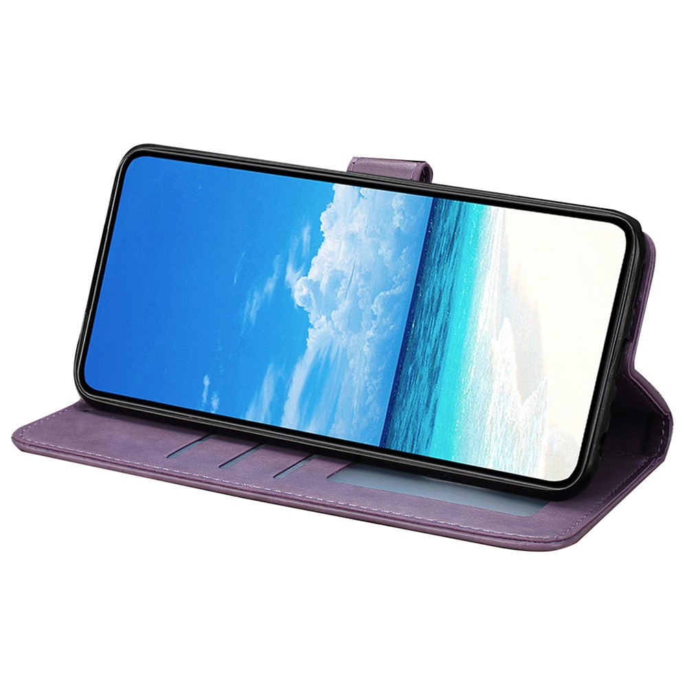  Honor 400 Lite Fodral Fjäril Tryck Lila - Teknikhallen.se