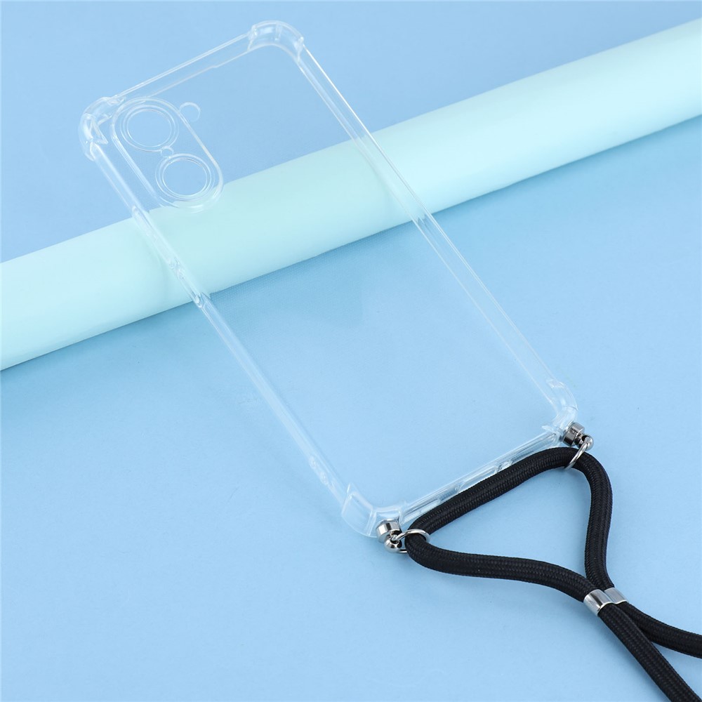  OnePlus Nord CE5 Skal TPU Med Mobilsnöre Transparent - Teknikhallen.se