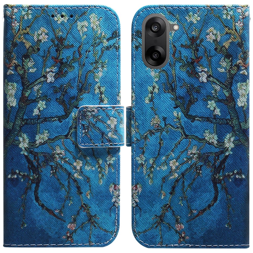  OnePlus Nord CE5 Fodral Med Tryck Peach Blossom - Teknikhallen.se