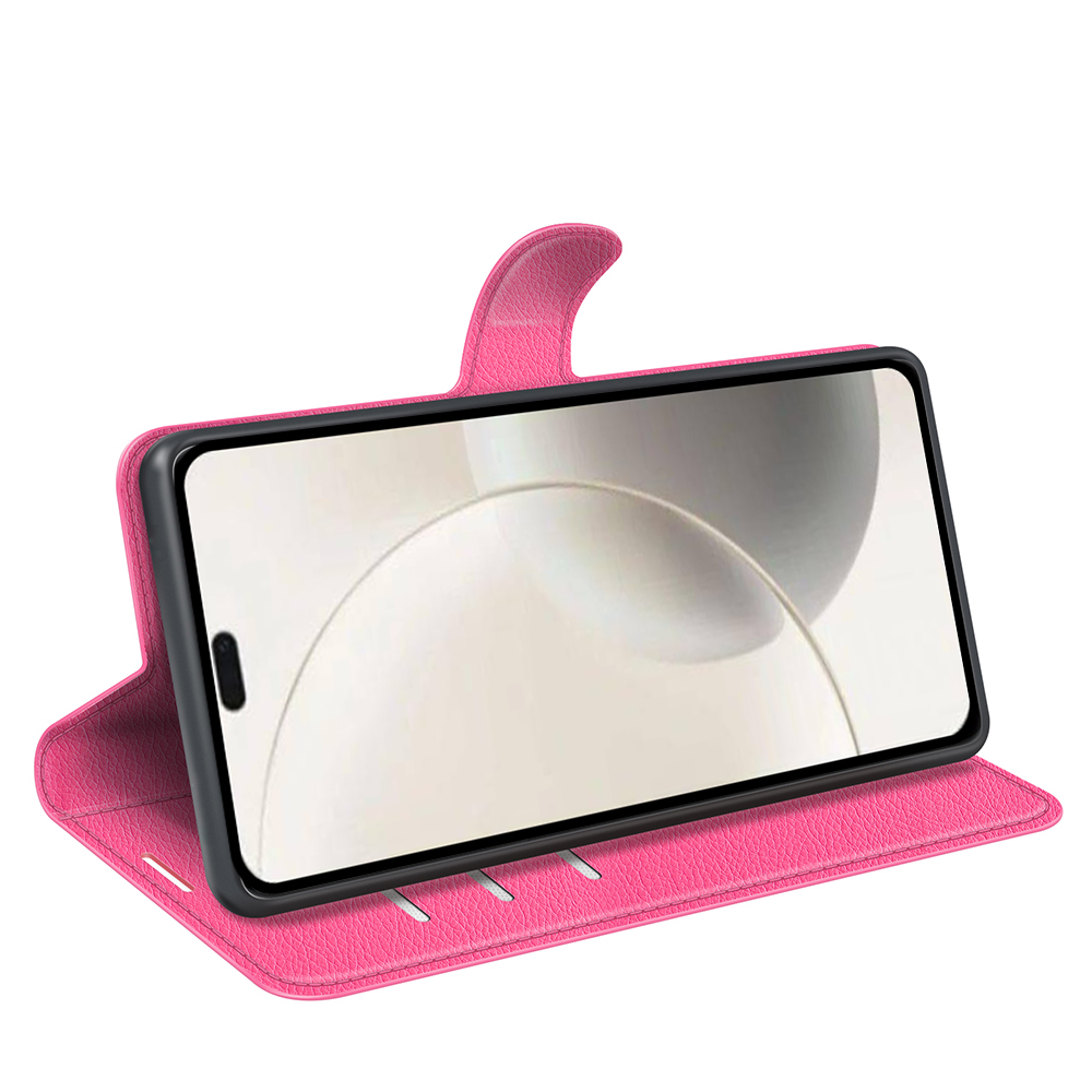  Honor 400 Smart Fodral Litchi Läder Rosa - Teknikhallen.se