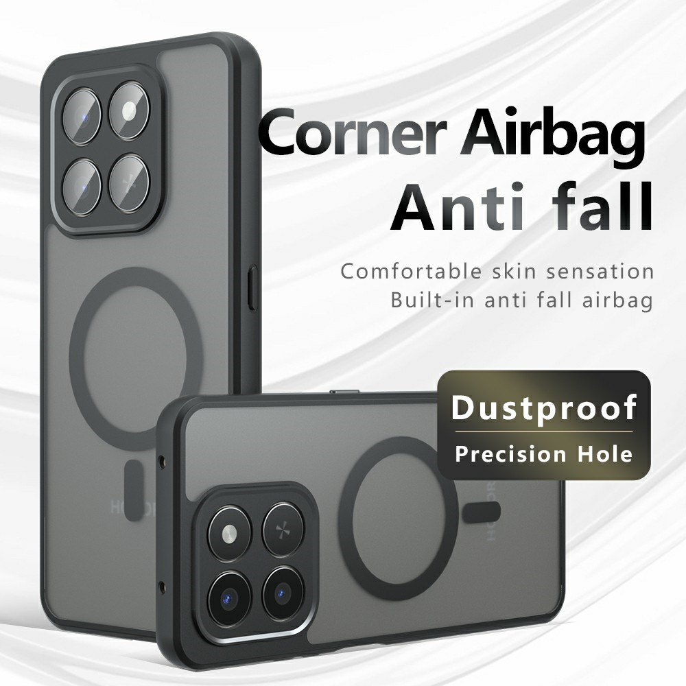  Honor 400 Smart Skal MagSafe Hybrid Svart - Teknikhallen.se