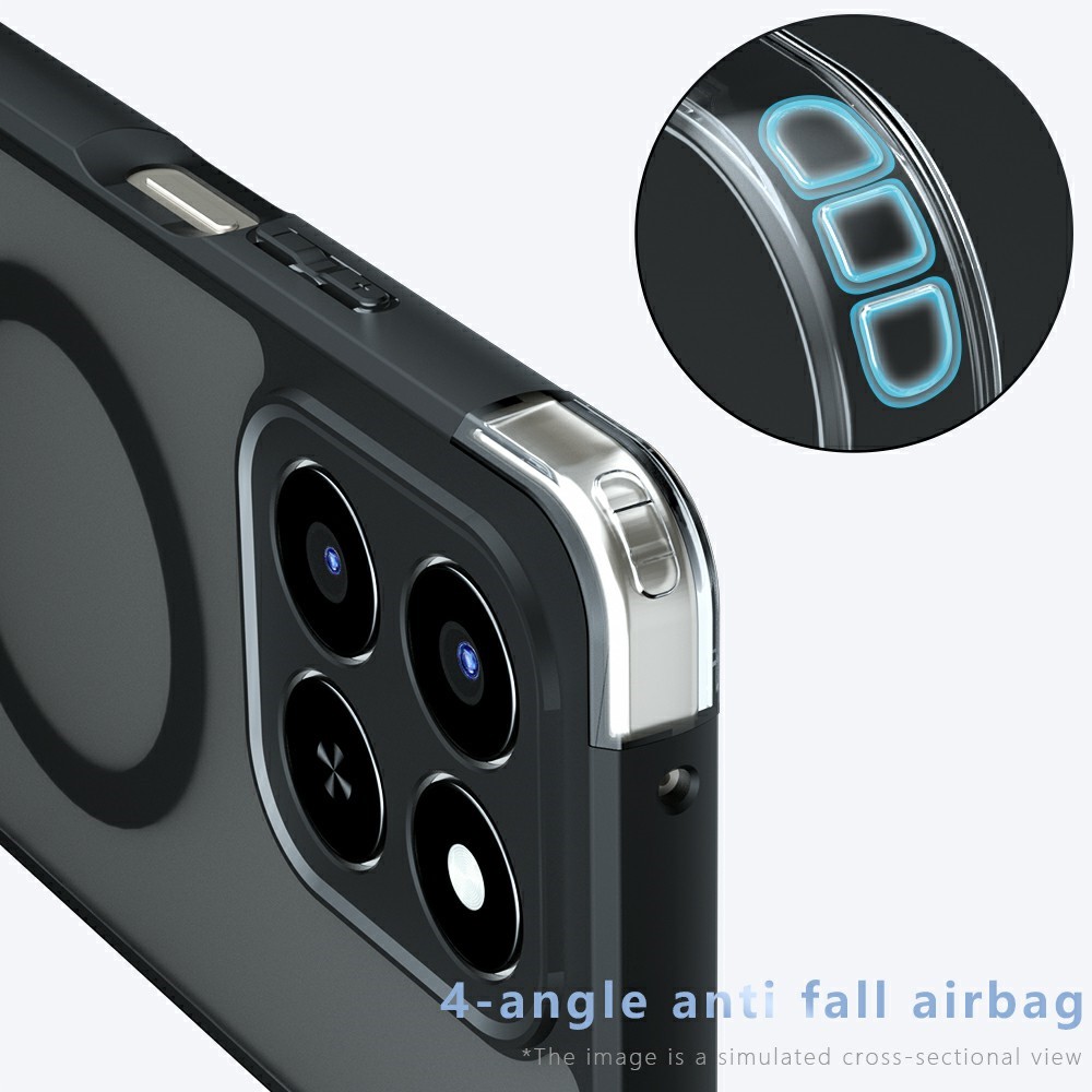  Honor 400 Smart Skal MagSafe Hybrid Svart - Teknikhallen.se