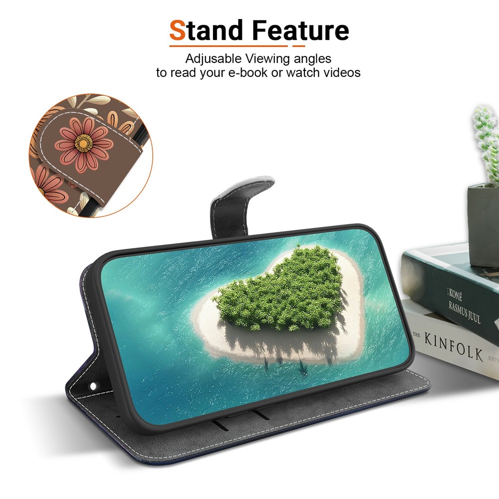  Honor 400 Smart Fodral Läder Blossom - Teknikhallen.se