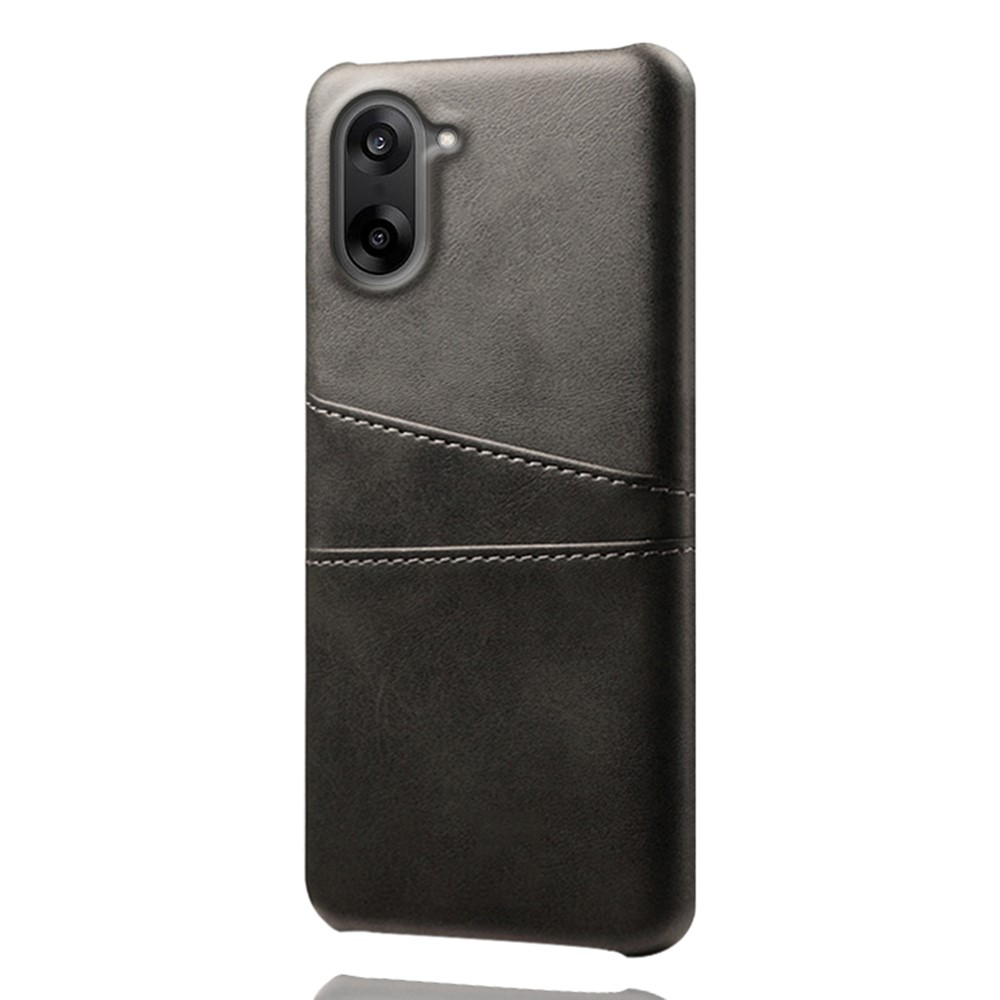  OnePlus Nord CE5 Läderbelagt Skal Med Kortfack Svart - Teknikhallen.se