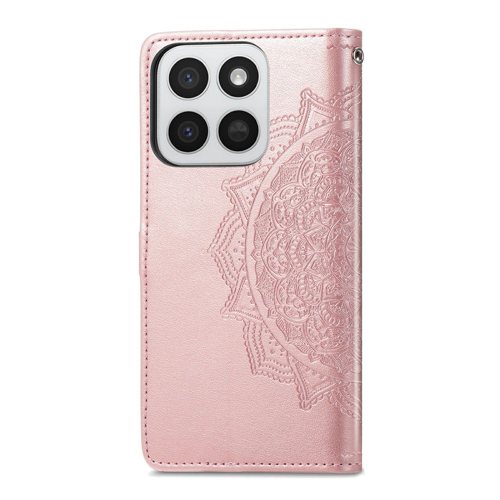  Honor 400 Smart Fodral Mandala Läder Roséguld - Teknikhallen.se