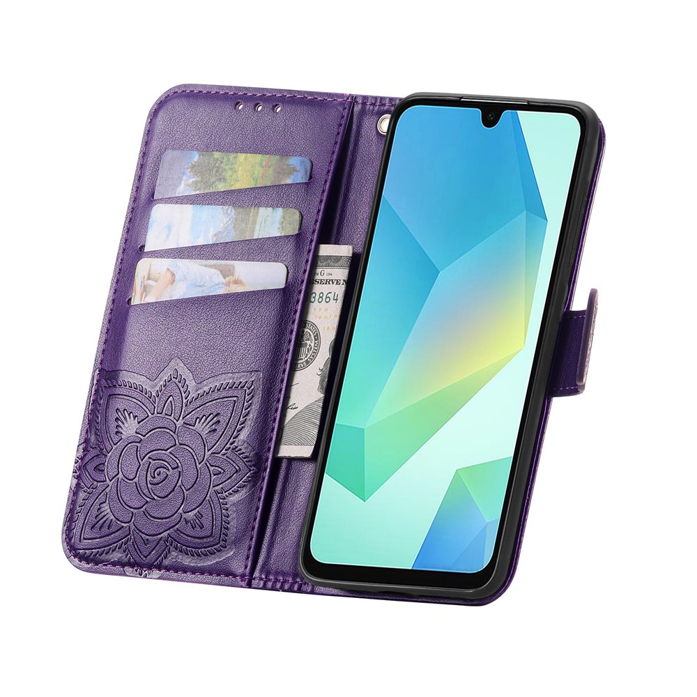  Honor 400 Smart Fodral Med Fjäril Tryck Mörk Lila - Teknikhallen.se